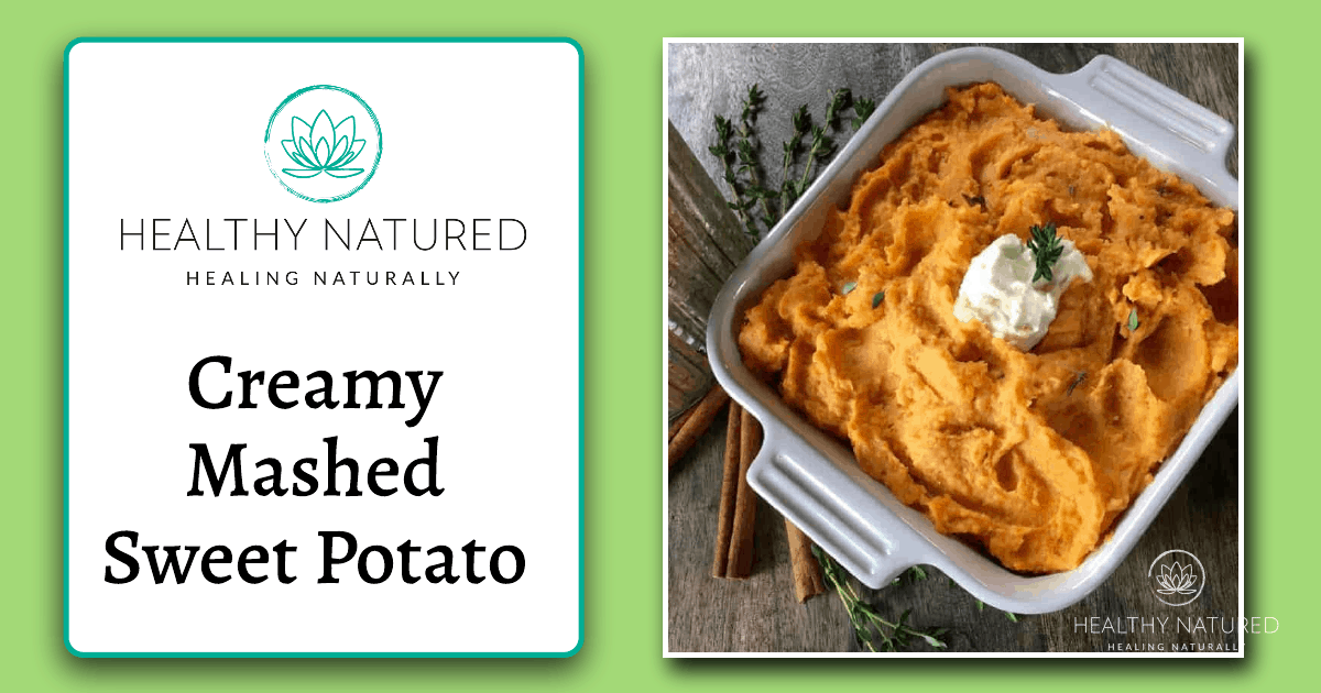 creamy mashed sweet potato
