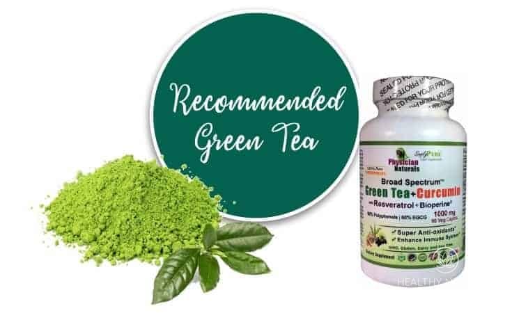 green tea supplement that is high in curcumin