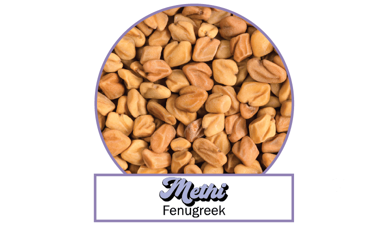 Methi from Methi Ajwain Kali Jeeri