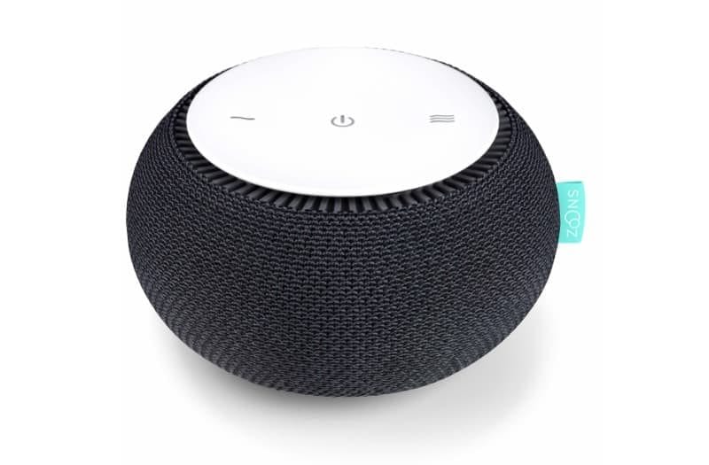 SNOOZ White Noise Sound Machine - Real Fan Inside for Non-Looping White Noise Sounds 