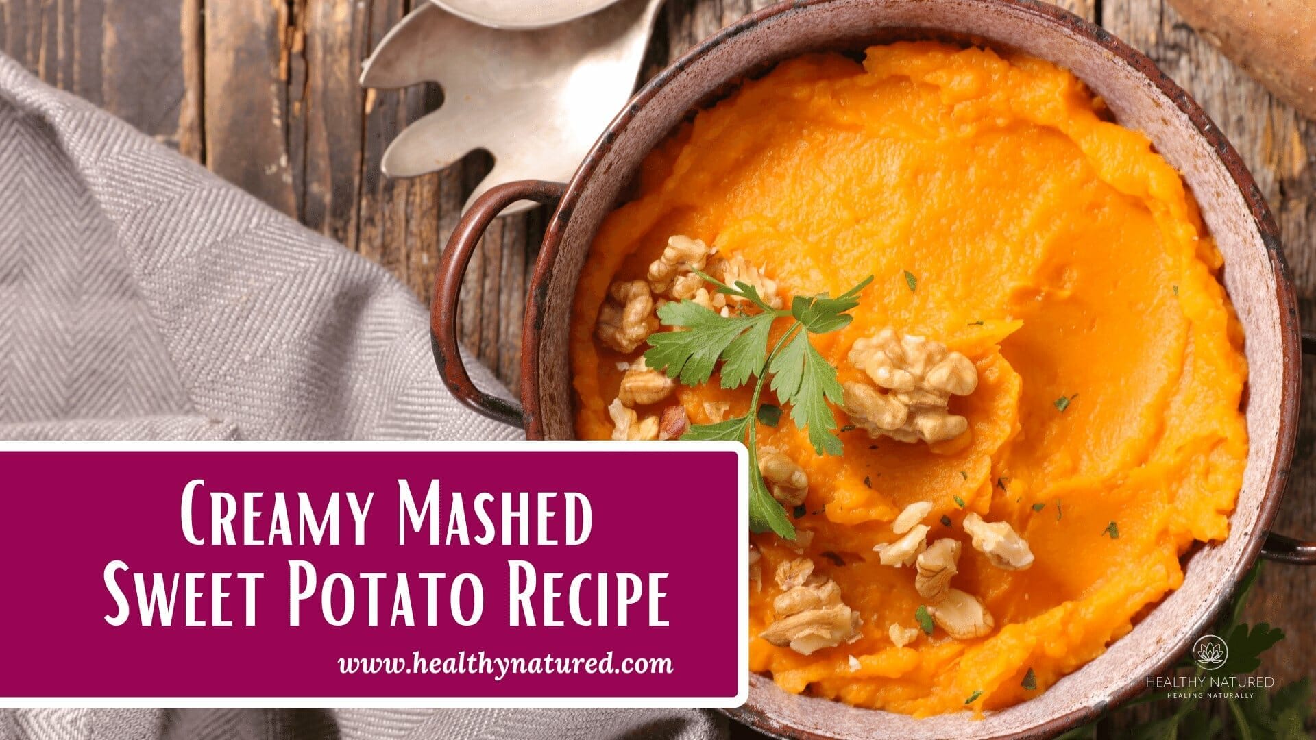 creamy mashed sweet potato recipe