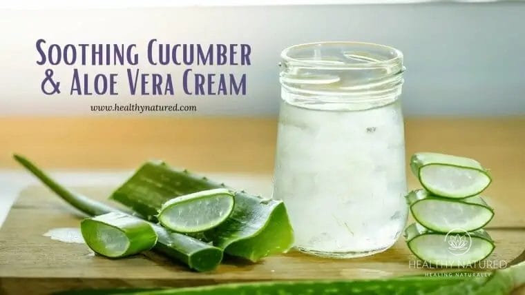 soothing cucumber and aloe vera cream