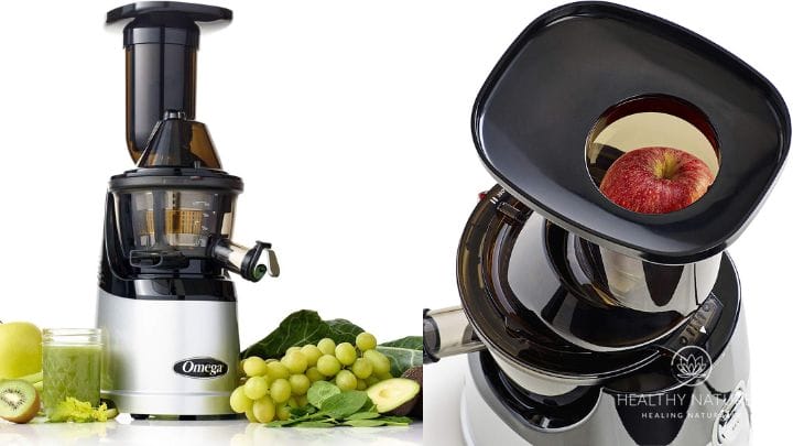 omega megamouth vertical low speed quiet juicer with smart cap (1)