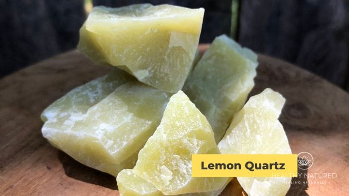 raw lemon quartz