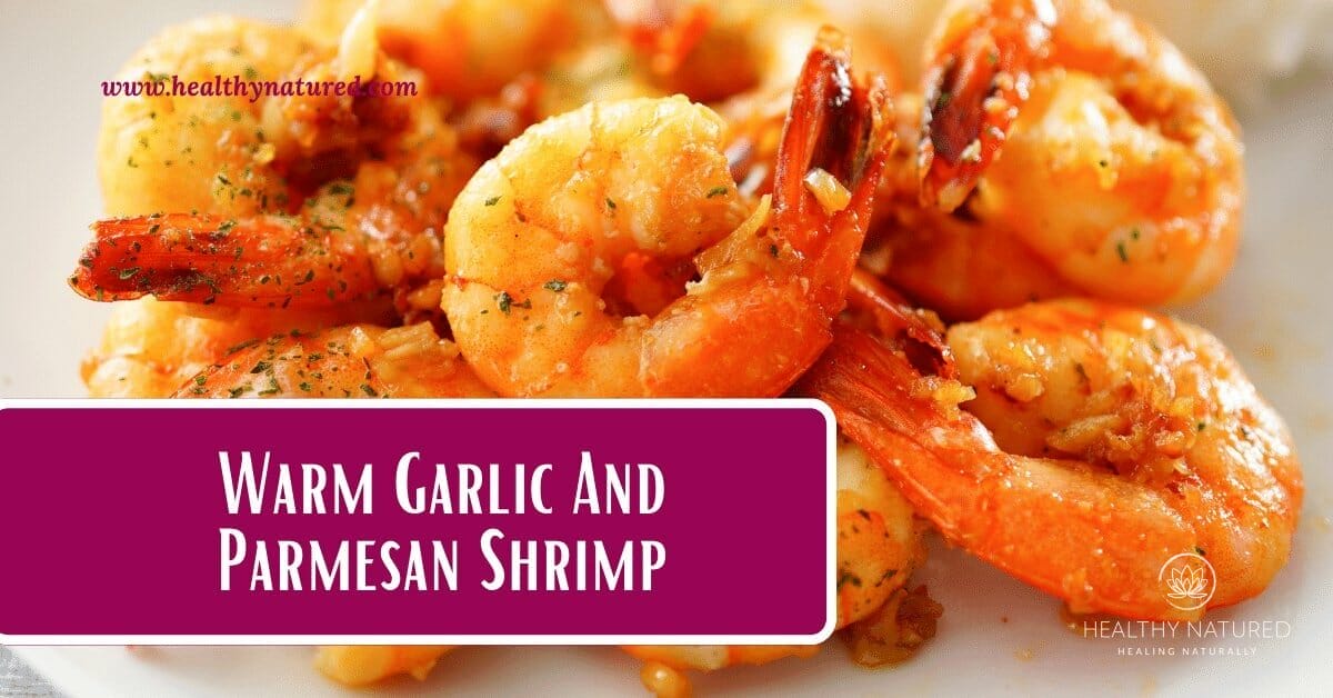 warm garlic and parmesan shrimp with garlic dip
