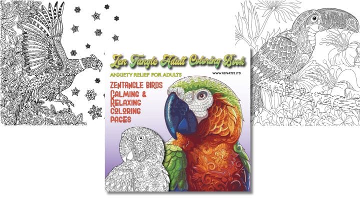 bird coloring books for adults