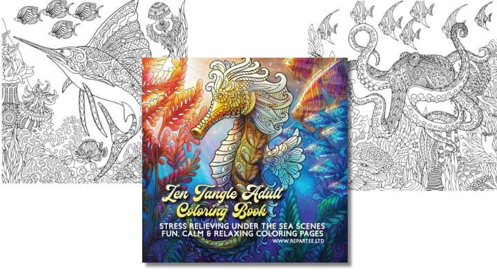 Under the sea Coloring Books For Adults