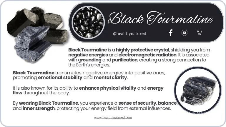 Black Tourmaline Crystals for Meditation