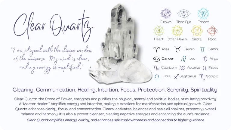 clear quartz - one of the best crystals for meditation