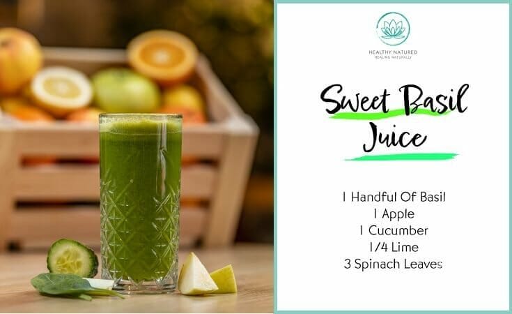 sweet basil juice