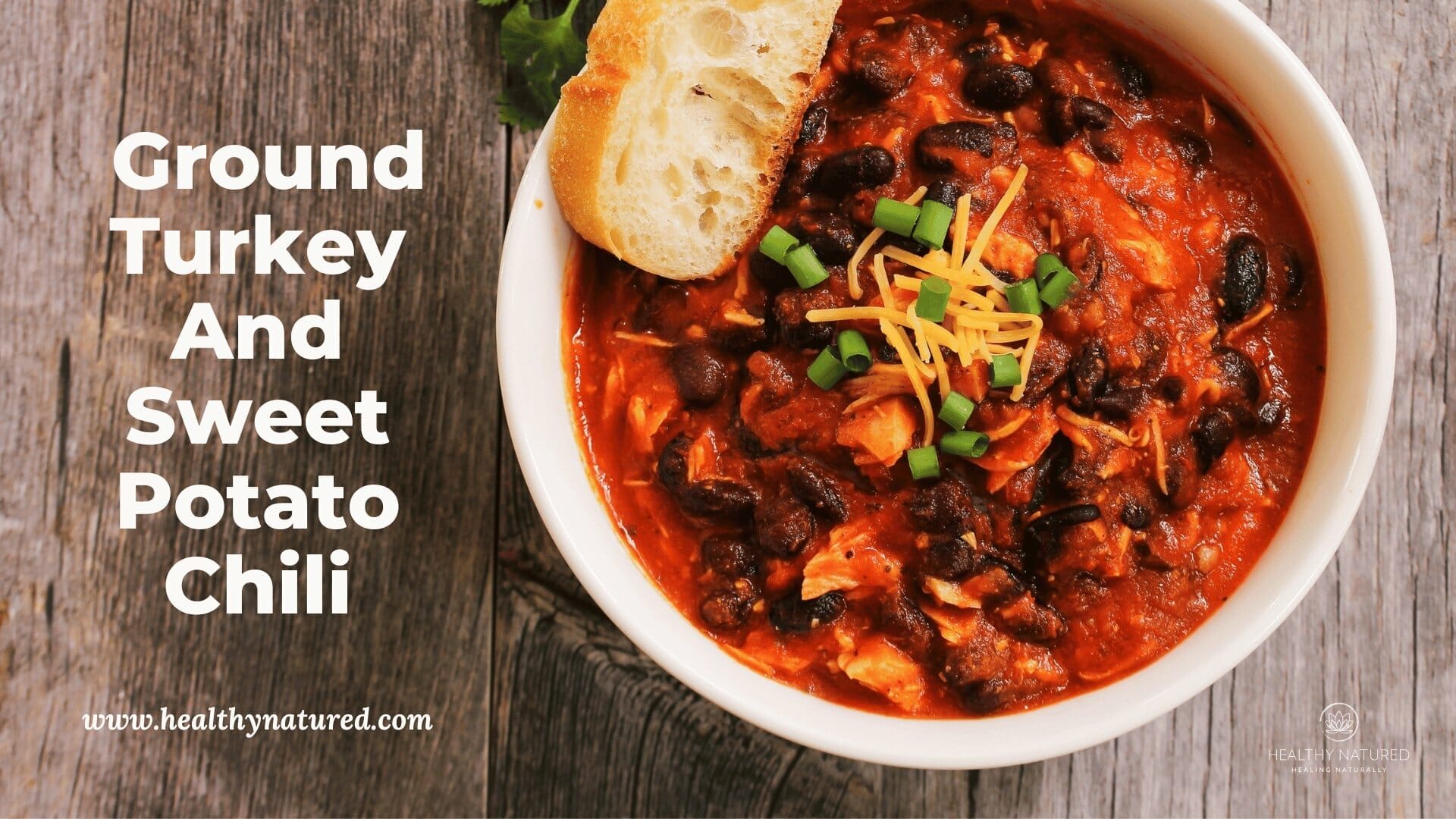 ground turkey and sweet potato chili