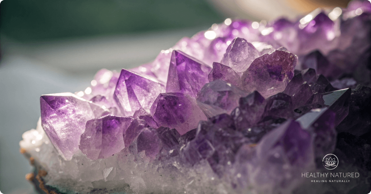 amethyst crystal cluster