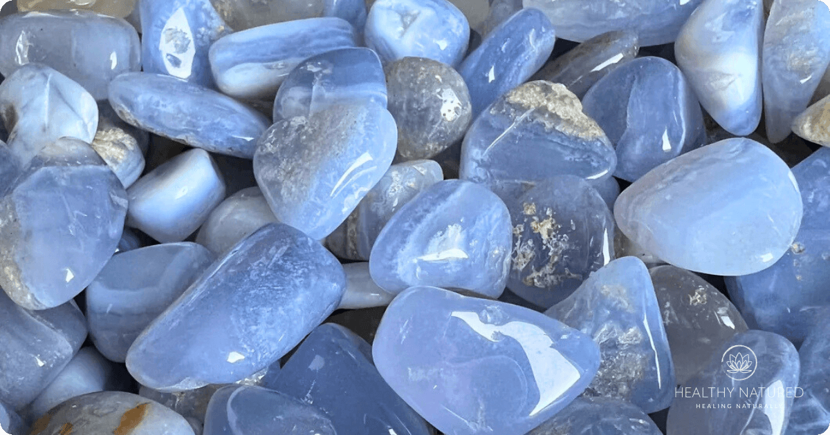 blue lace agate crystals