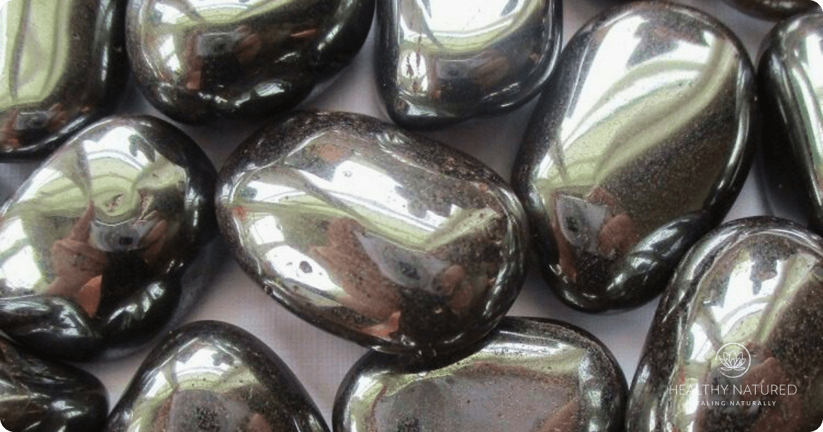 hematite tumble stones