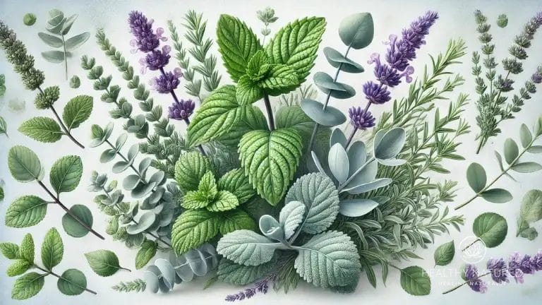 Peppermint, lavender and eucalyptus essential oils for allergies