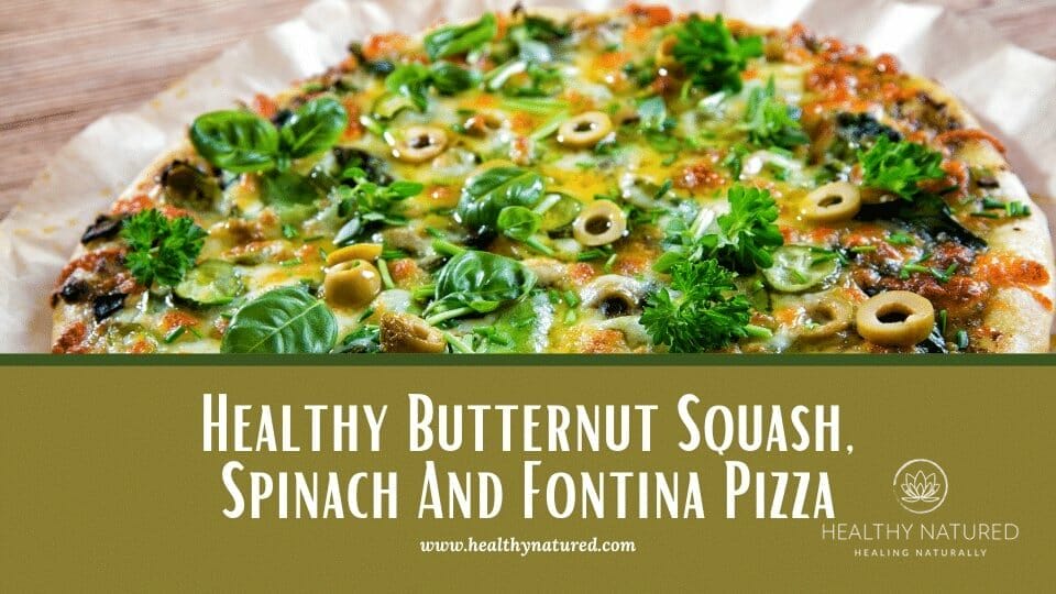 healthy butternut squash spinach fontina pizza small