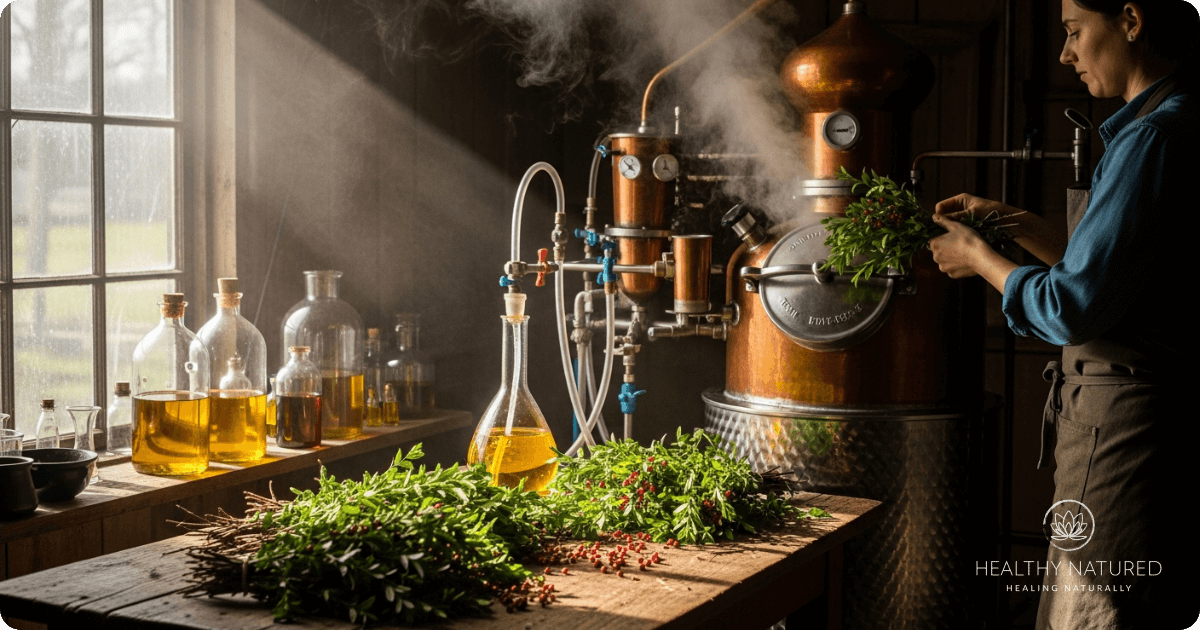 wintergreen steam distillation