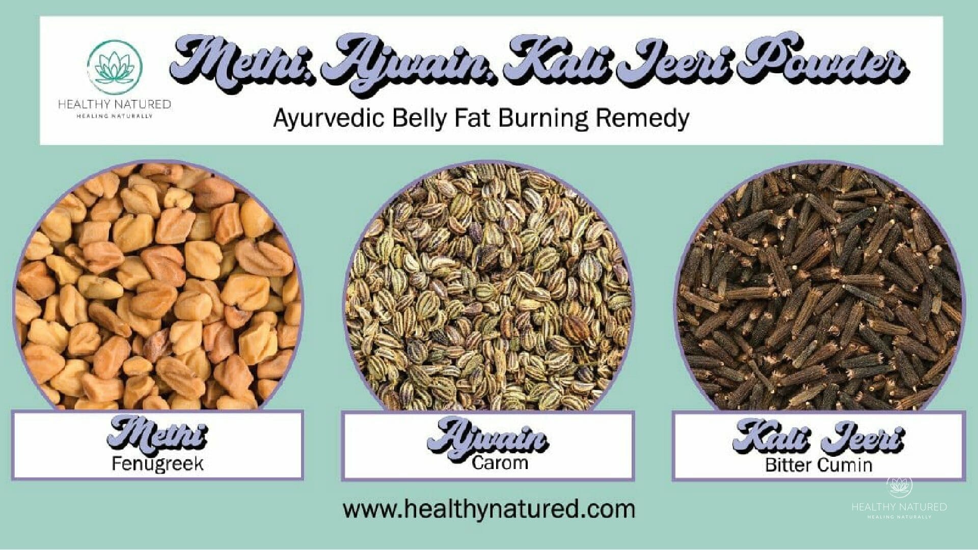 methi ajwain kali jeeri powder