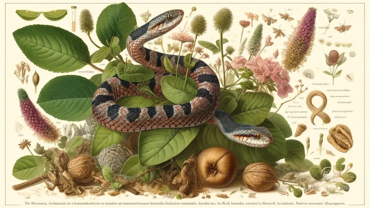 Lachesis, homeopathic remedy is made from the Bushmaster Snake