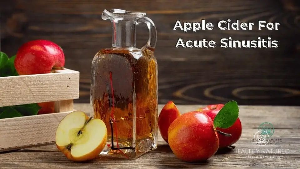 apple cider for acute sinusitis