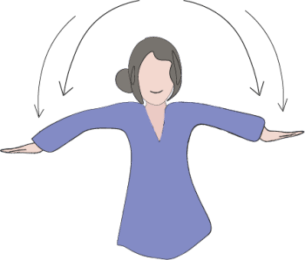 arms down sacred space
