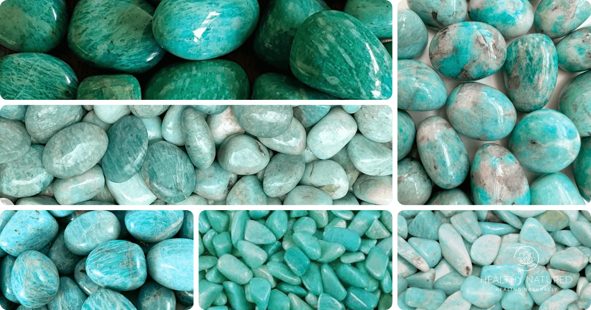 amazonite crystals for balancing the heart chakra