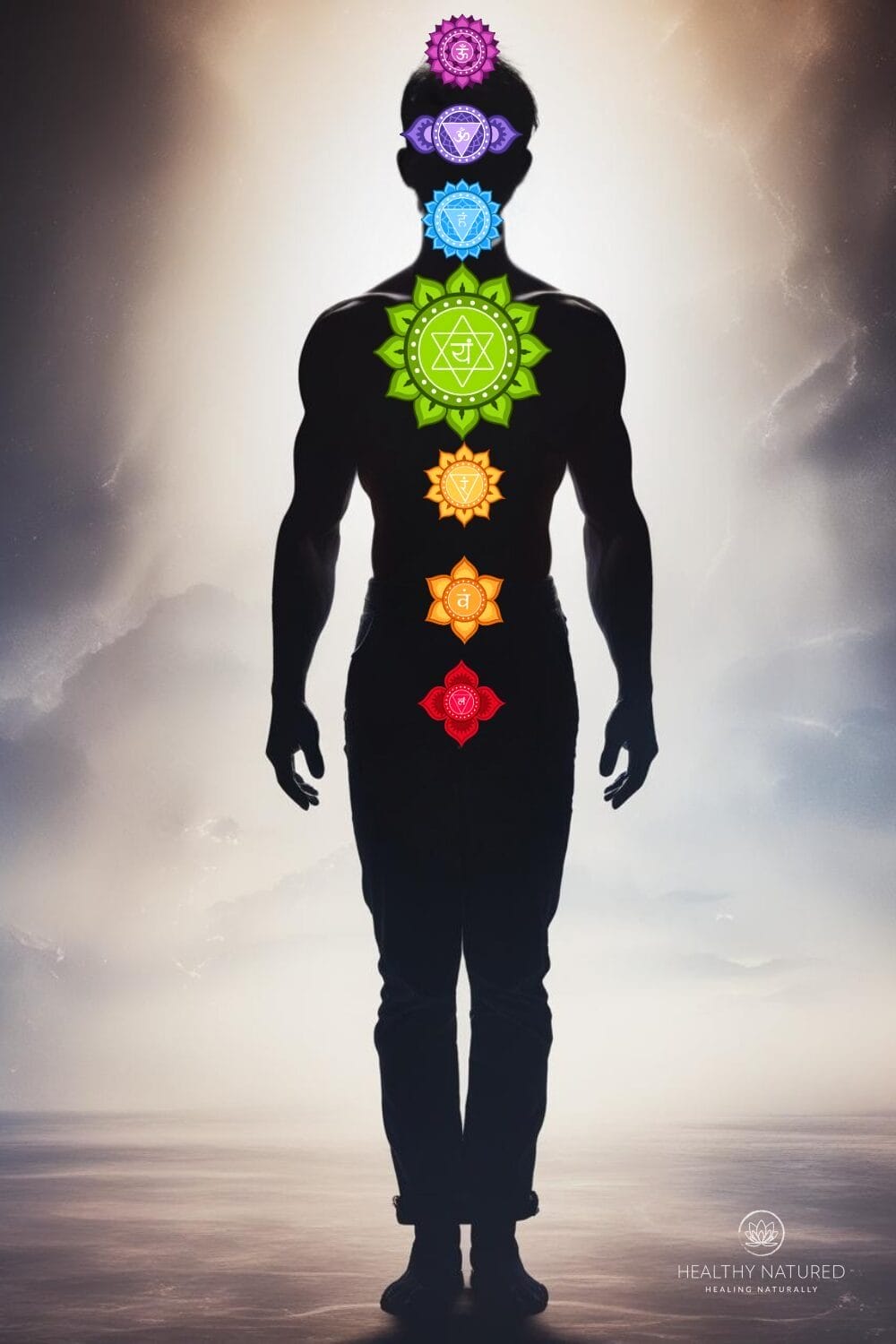 The green aura heart chakra acts as an energetic bridge between the 3 physical body chakras and the 3 spiritual body chakras
