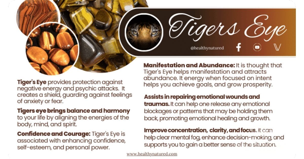 Tigers Eye Crib Card