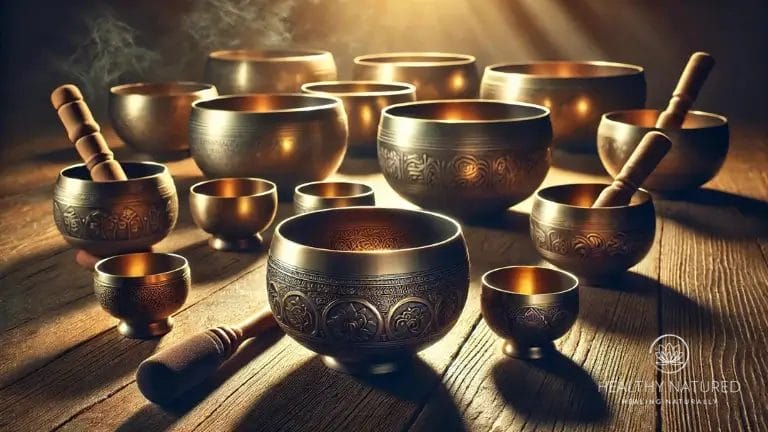 Tibetan singing bowls and mallets