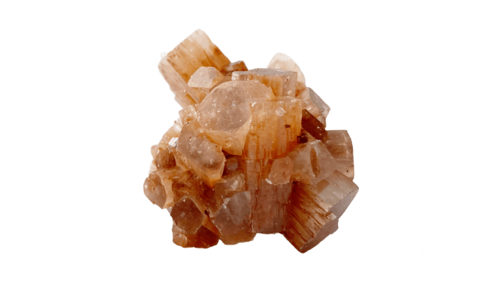aragonite is said to help us with grounding, emotional stability and stress relief - benefits of orange crystals