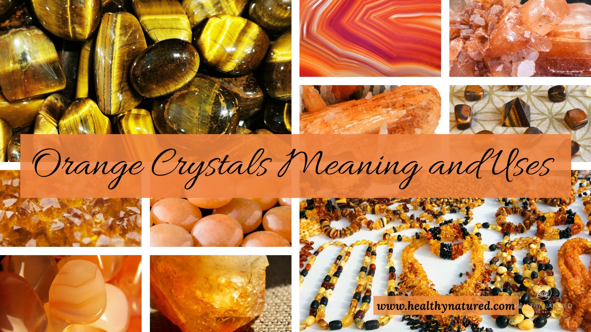 orange crystals meaning and uses