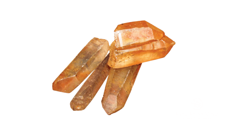 Tangerine quartz orange color comes from hematite and water inclusions within the crystal. It is believed to stimulate the Sacral Chakra, which is associated with creativity, emotions, and passion.