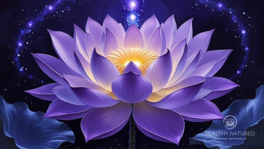 the thousand petaled lotus - violet aura meaning