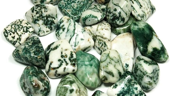 tree agate tree agate - green crystals and stones meaning