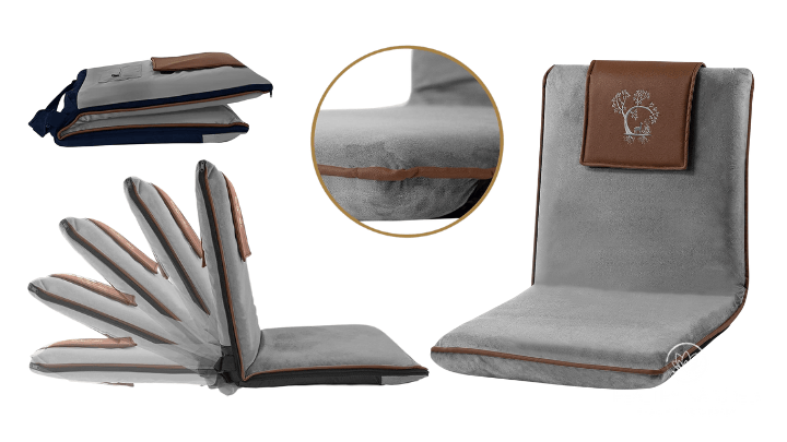 japanese meditation floor chair with back support for adults