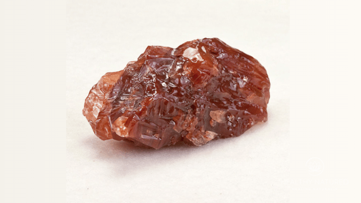 red calcite crystal
