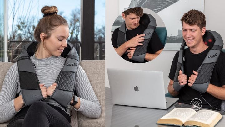 resteck massager for neck, shoulder and back