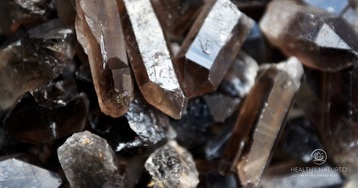 smoky quartz crystal