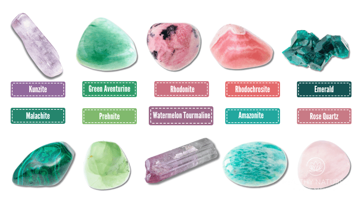 best crystals and chakra stones to balance the heart chakra