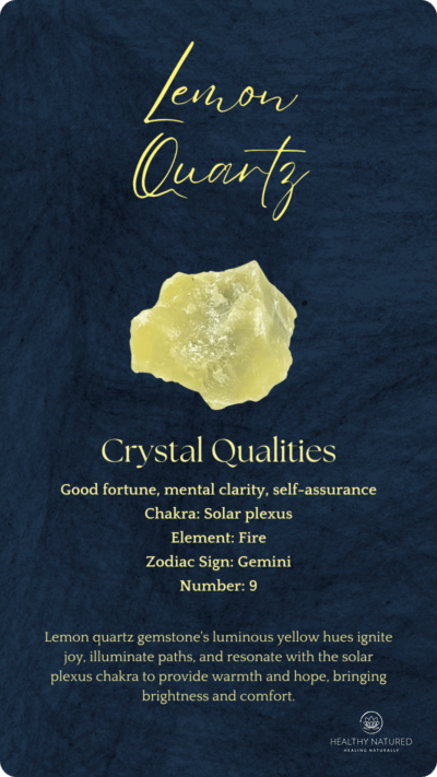 lemon quartz meaning and crystal qualities