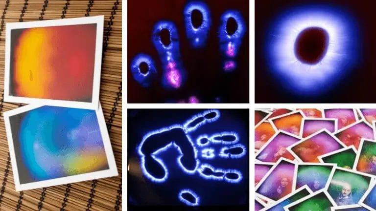 proof of the aura kirlian photography