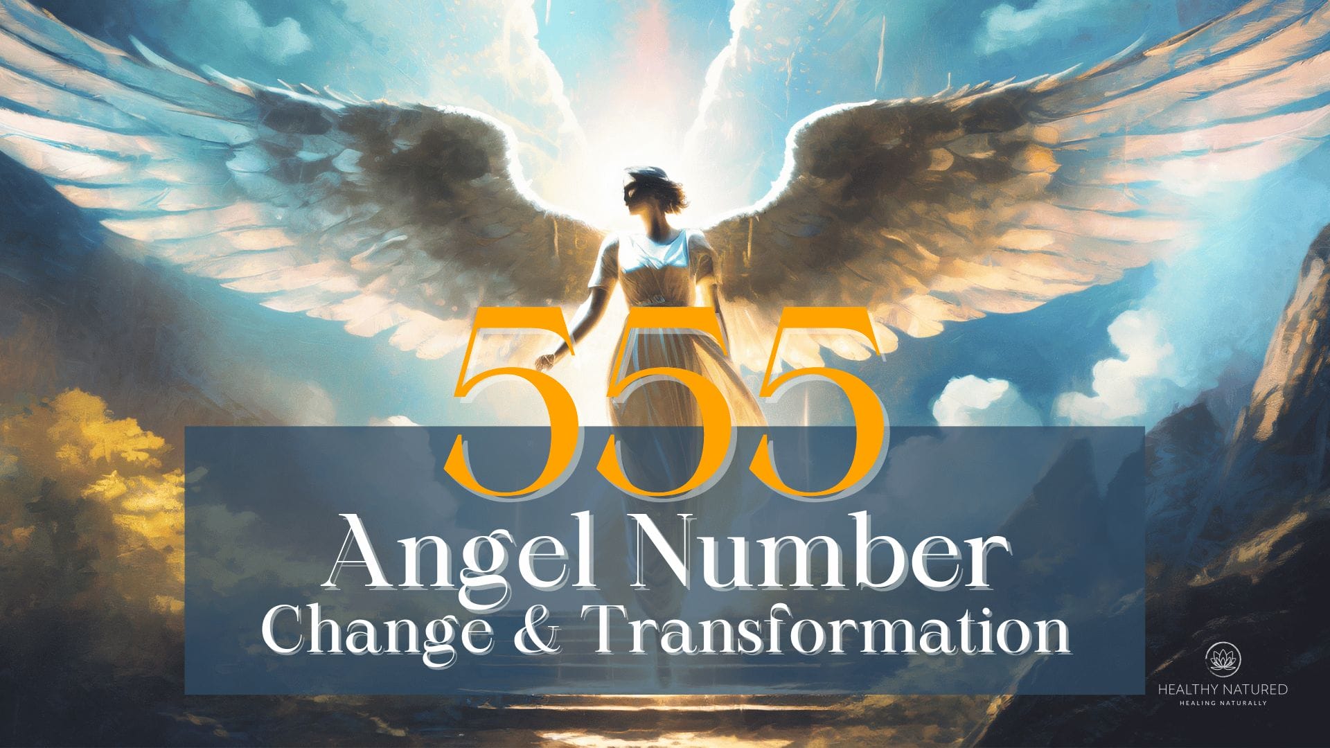 An Angel appears - Angel Number 555 Meaning
