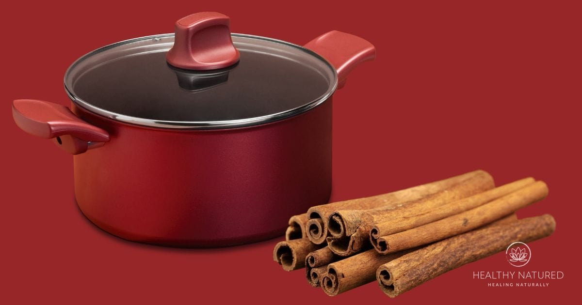 cinnamon and saucepan