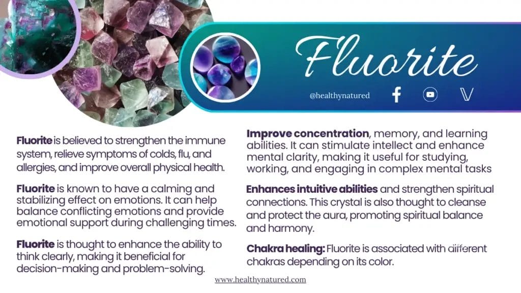 healing properties of fluorite healing crystals