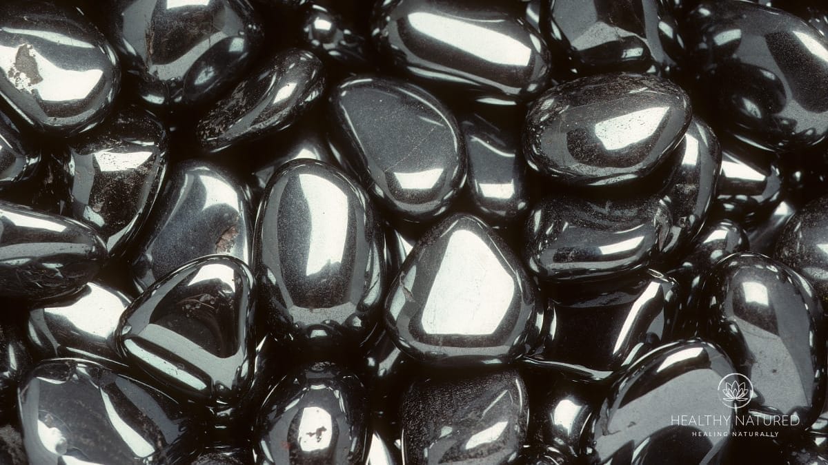 polished hematite