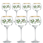 Christmas wine glasses