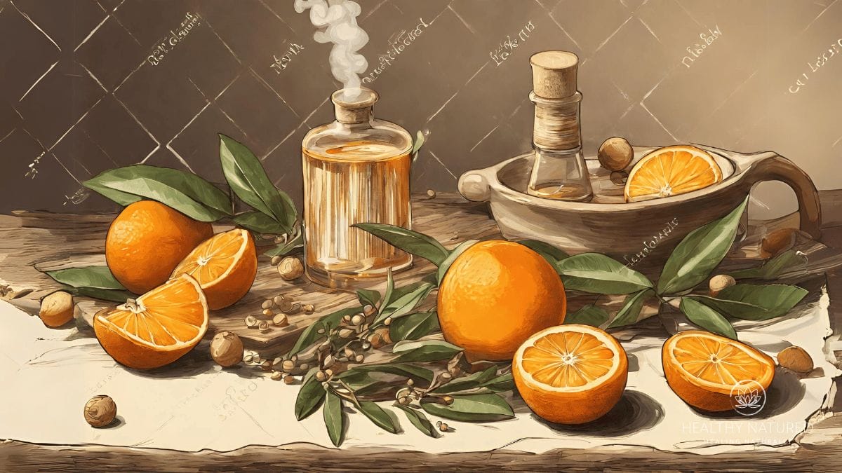Frankincense and Orange essential oils