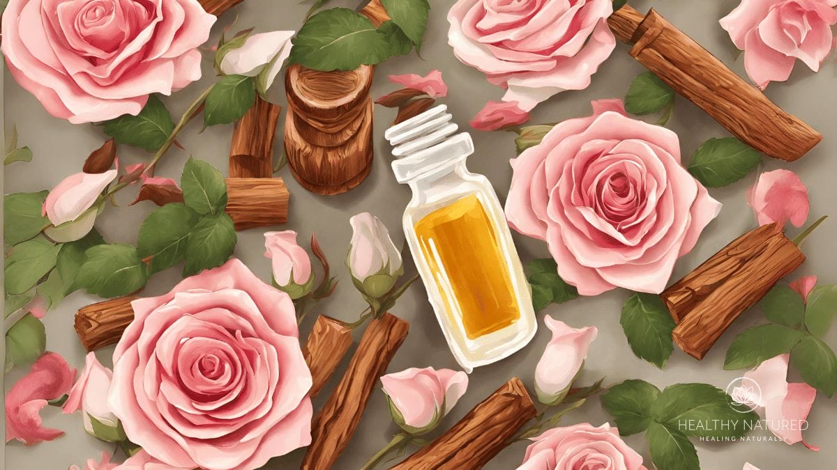 Rose and Sandalwood Essential Oils