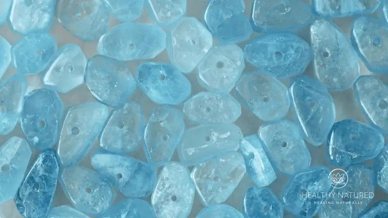 aquamarine stone beads