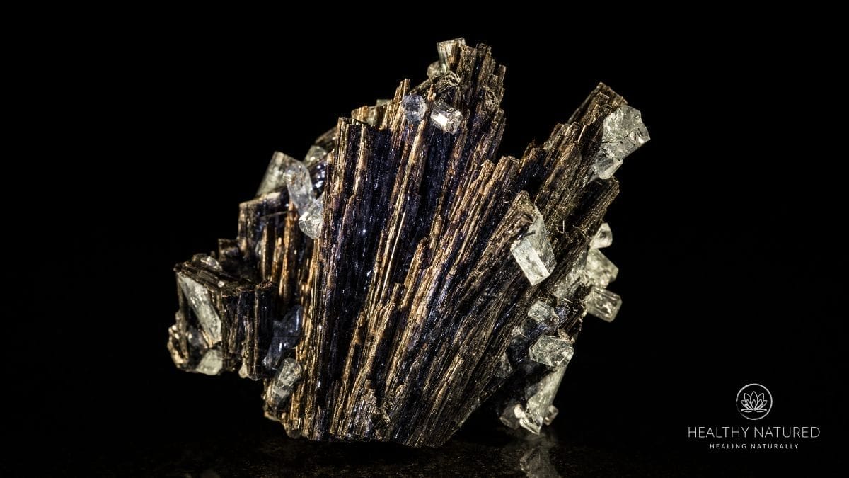 black tourmaline crystal